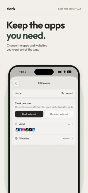 Clank: Screen Time Blocker screenshot 3