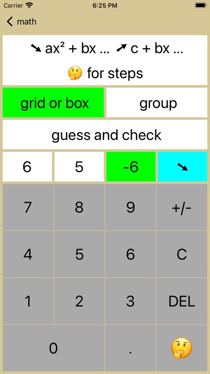 Quadratic Factoring