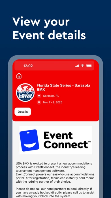 USA BMX National Events iPhone screenshot