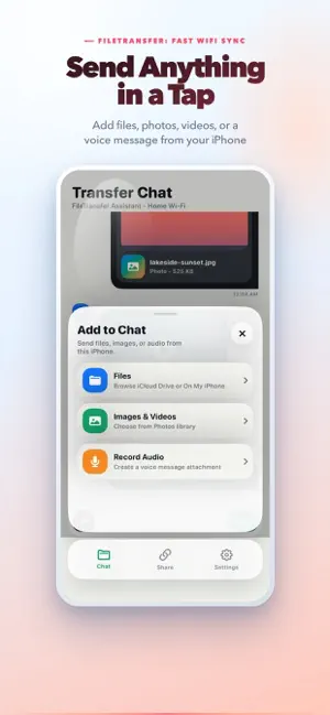 FileTransfer: Fast WiFi Sync screenshot 2