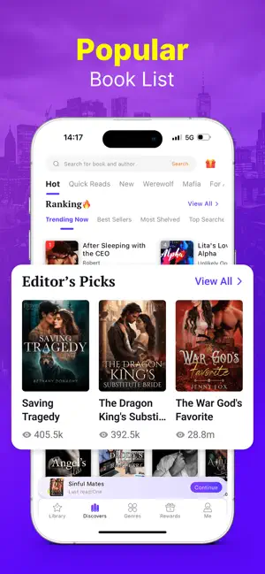 Readink – Historier & Böcker iPhone screenshot 3