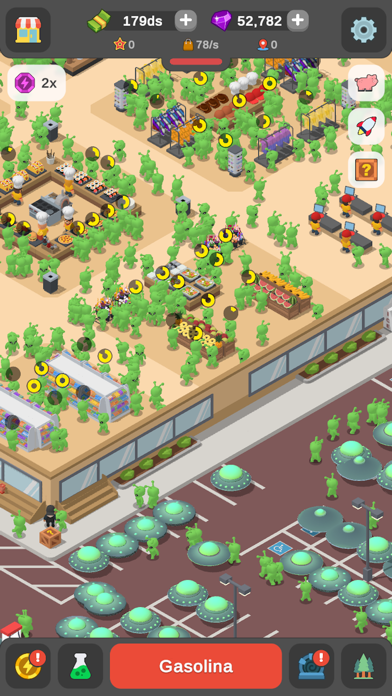 Idle Gas Station Tycoon iOS Mod IPA screenshot 2 - iOS game interface
