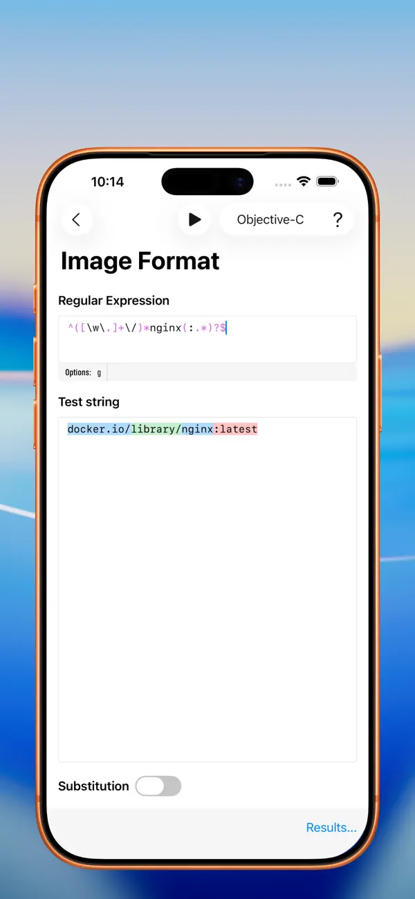 #2. RegExp (iOS) โดย: Loshadki, LLC