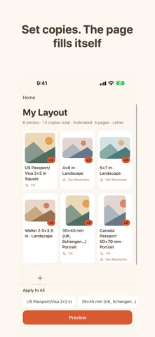 Photo Print Size: Exact Inches screenshot 2