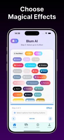 Blum - AI Wallpapers iPhone screenshot
