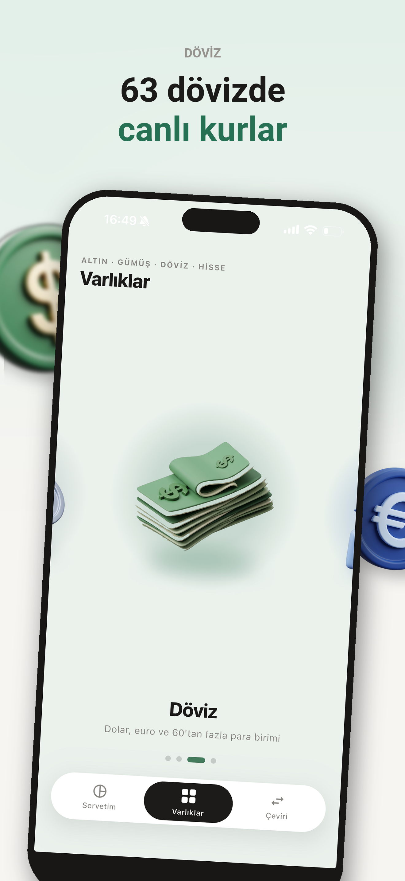 Servetim: Altın, Döviz, Borsa screenshot 8