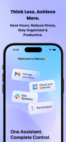 Marcus AI Assistant iPhone screenshot