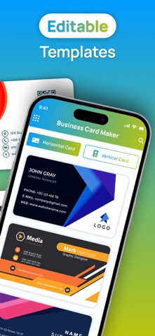 Business Card Maker : Editor Screenshot 2 of 9