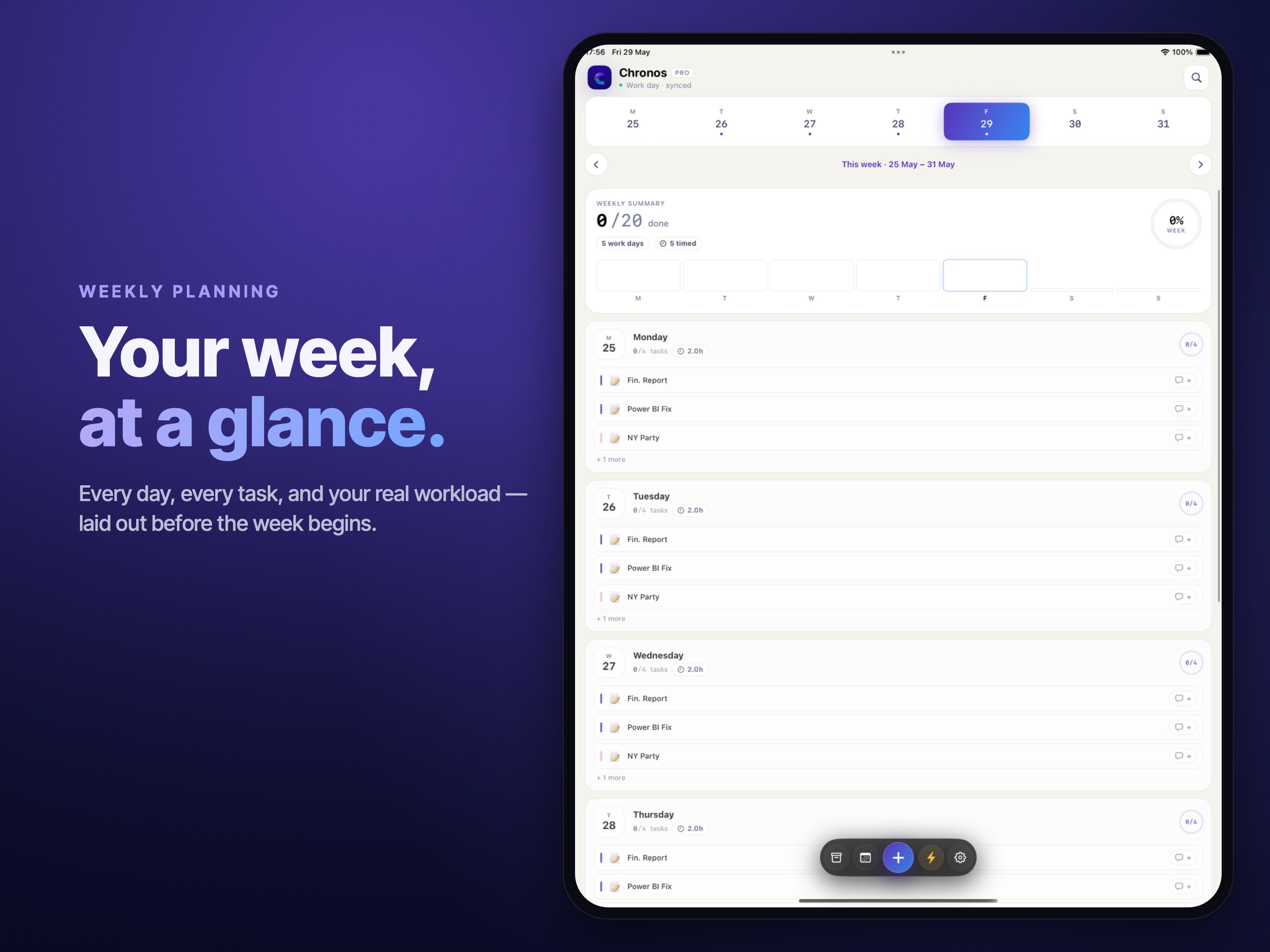 Chronos: Work Tracker