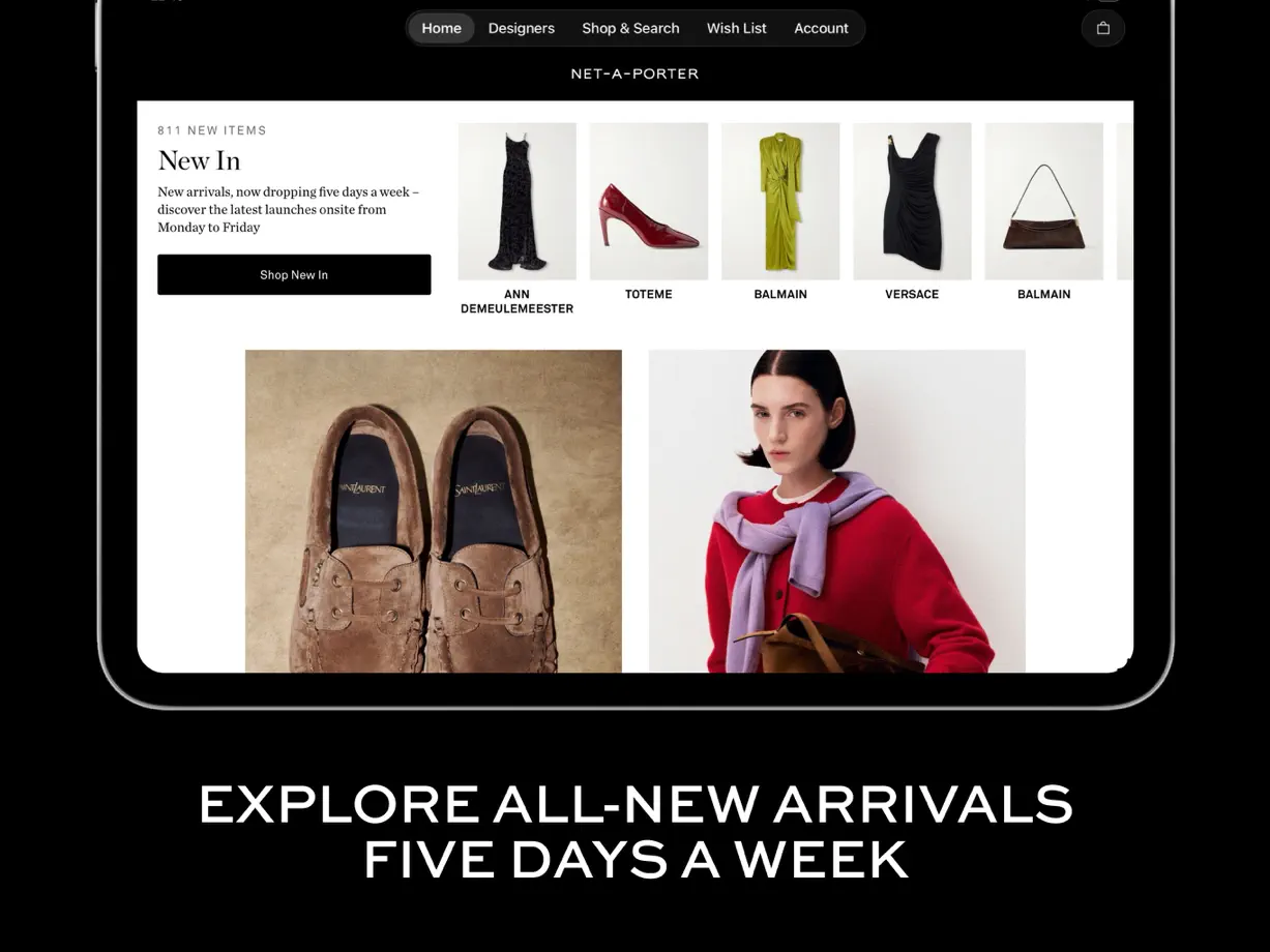 NET-A-PORTER iPad screenshot 4