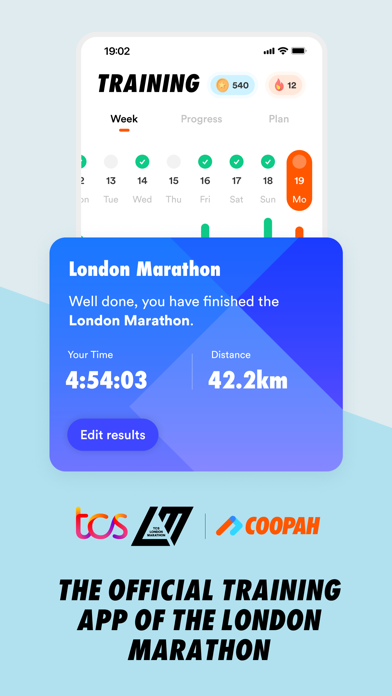 Coopah: The Run Coaching App Screenshot