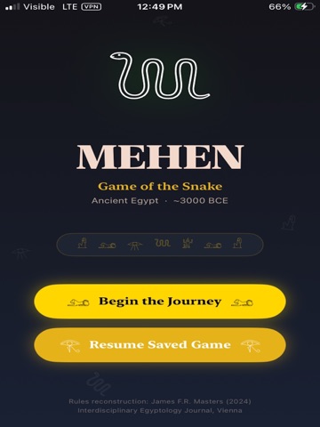 Mehen iPad screenshot