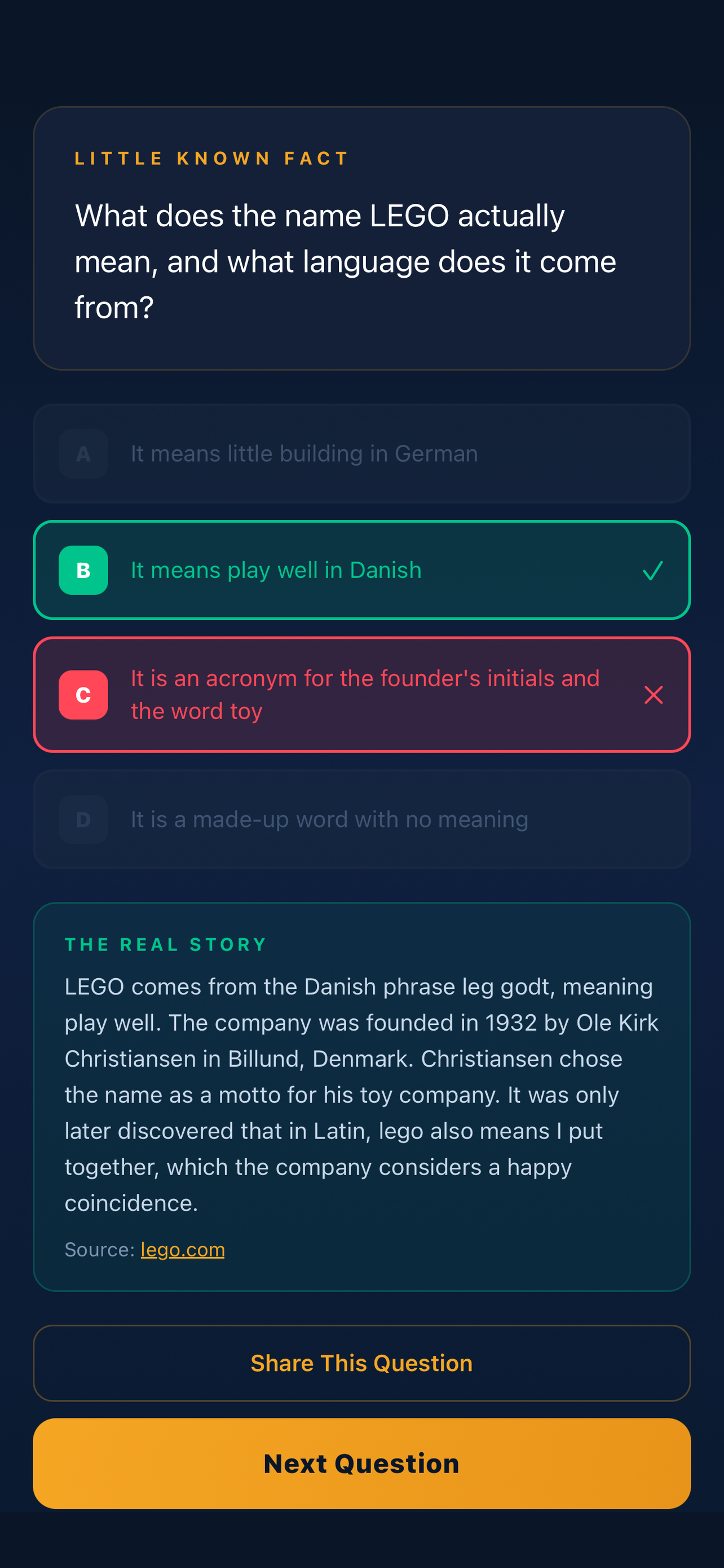 Little Known Facts screenshot 3
