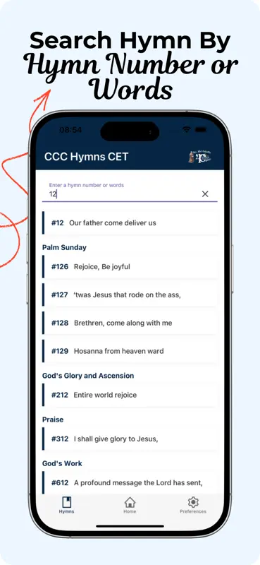 CCC Hymns CET screenshot 3 of 6