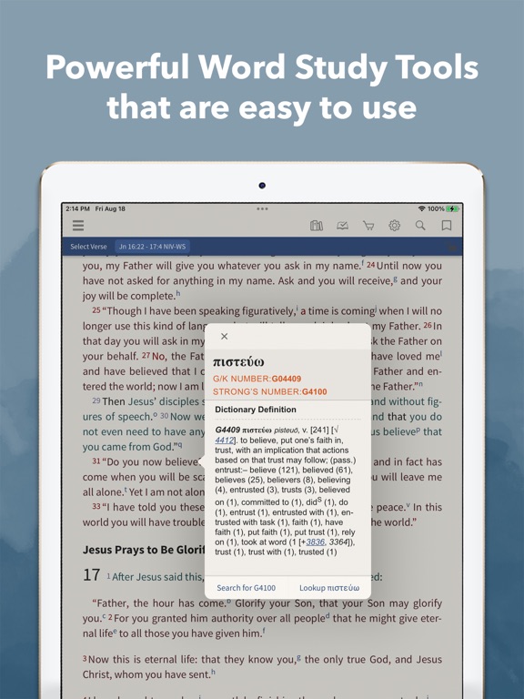 NIV Bible App + iPad app afbeelding 4