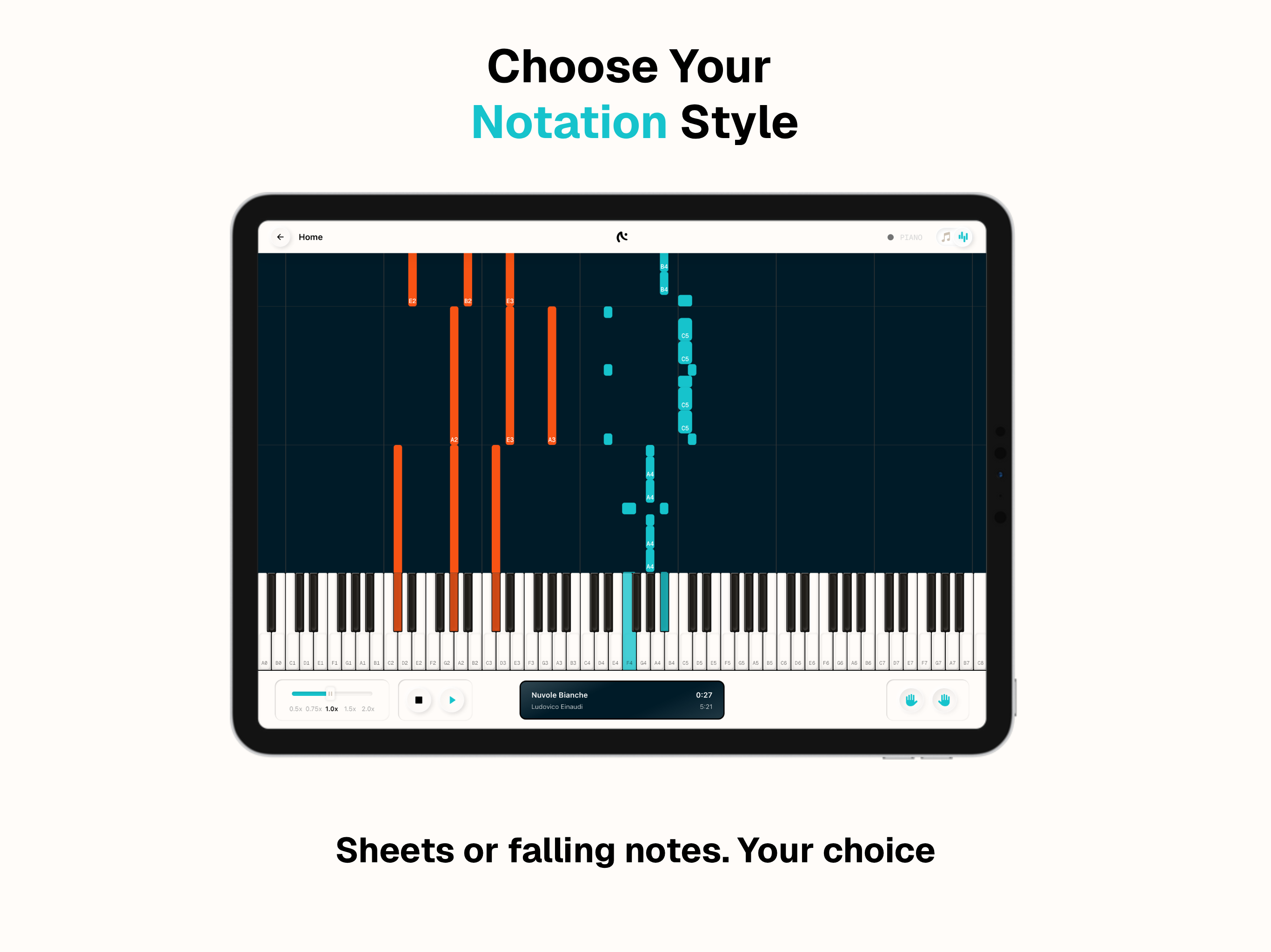 Amadeus: Learn Any Piano Song