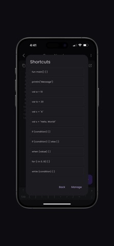 Kotlin Compiler(Pro) iPhone screenshot