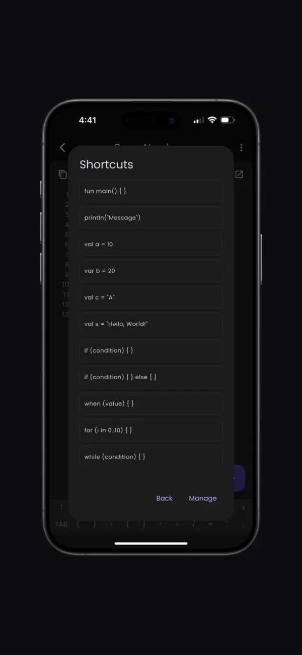 Screenshot #3 pour Kotlin Compiler(Pro)