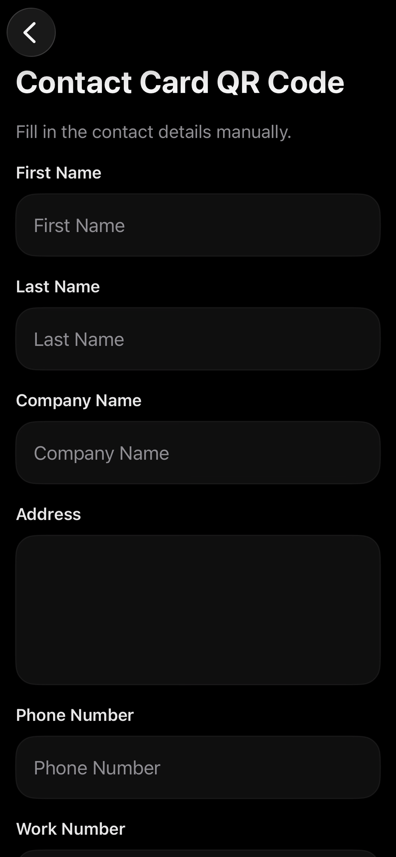 QR Code Generator & Share