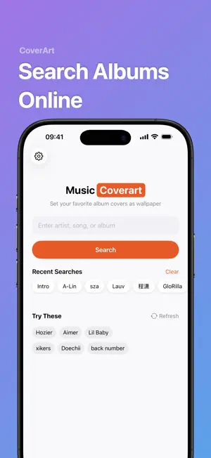 CoverArt- Music Wallpaper screenshot 1