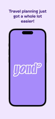 Yond : Trip Planning screenshot