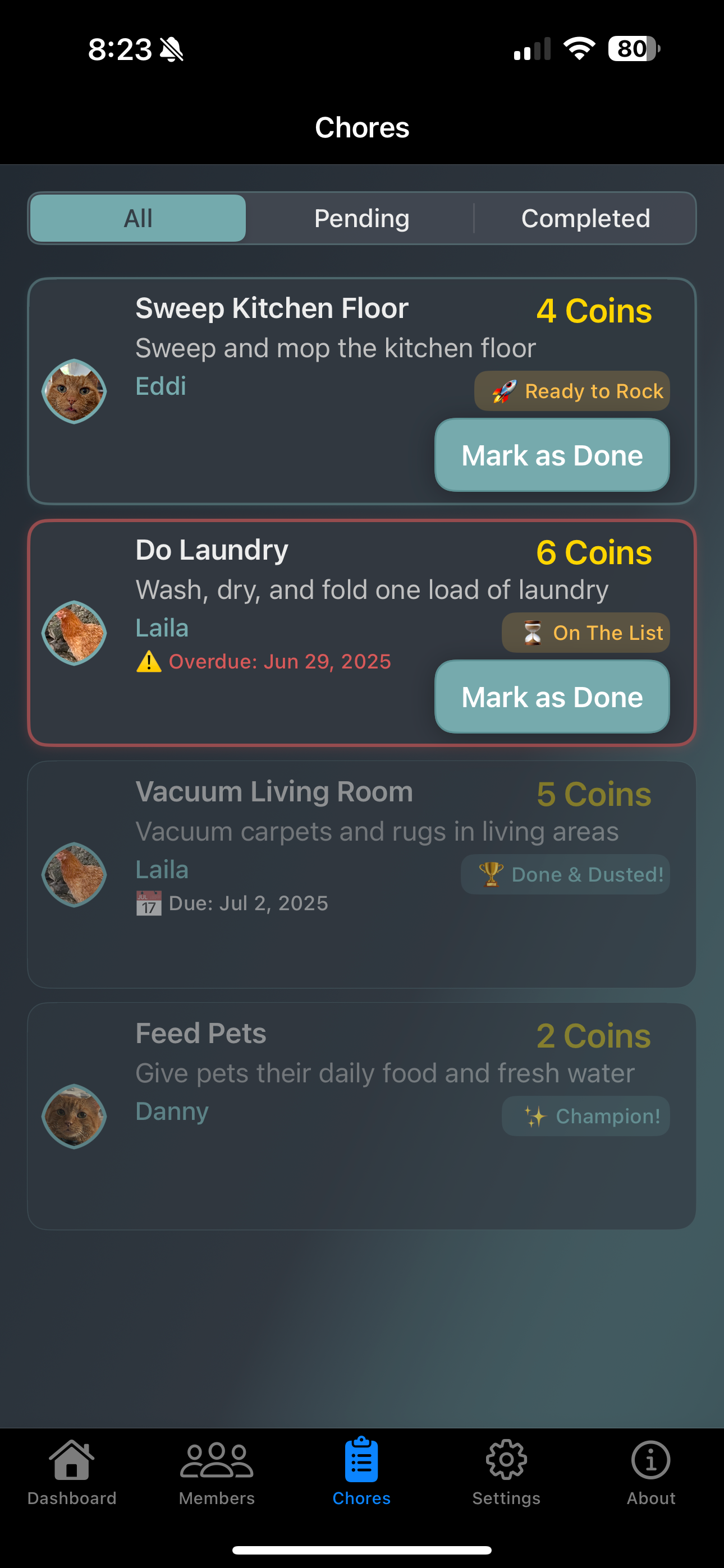 Chores Leader