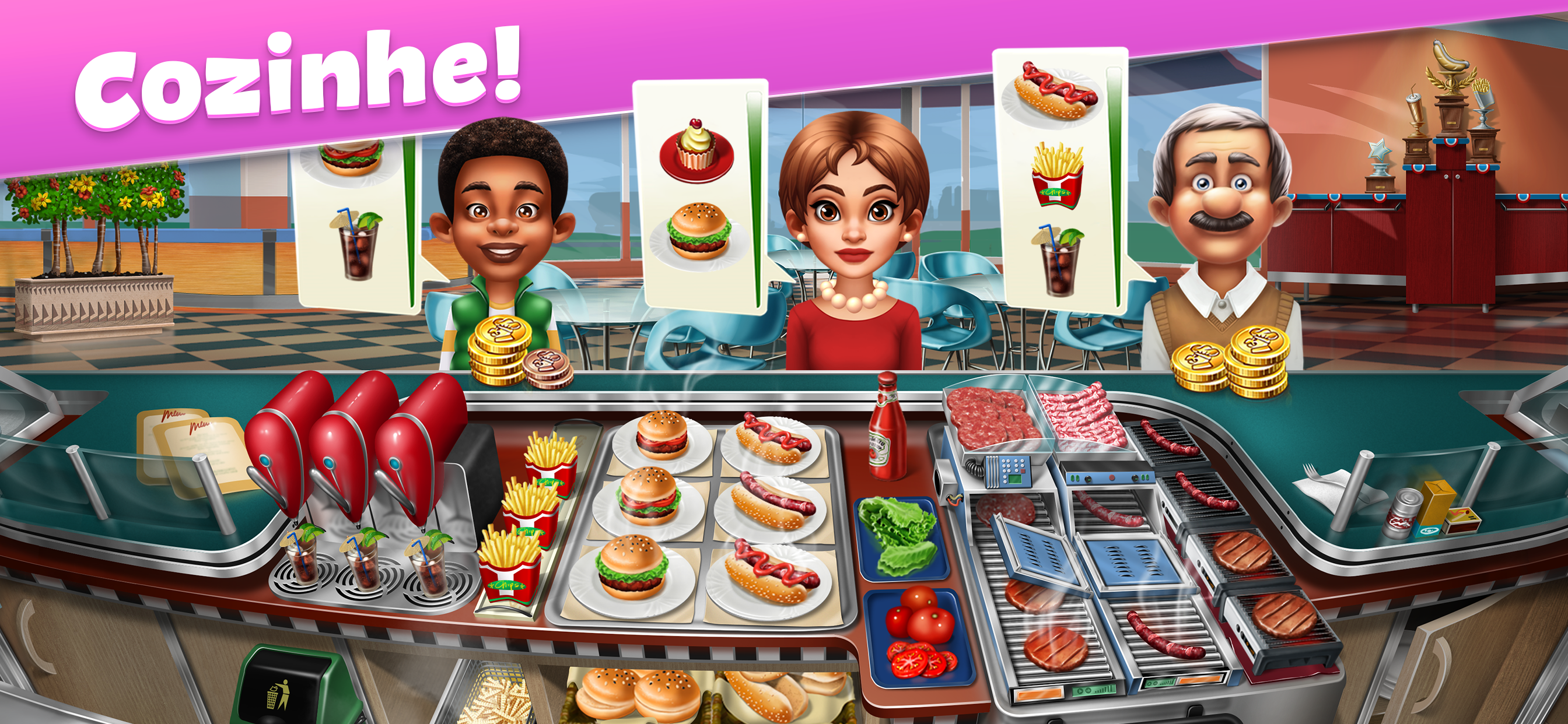 Cooking Fever: Jogo culinário