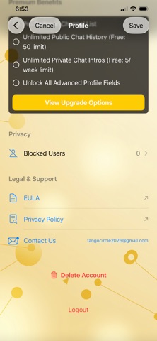 Tango Circle screenshot