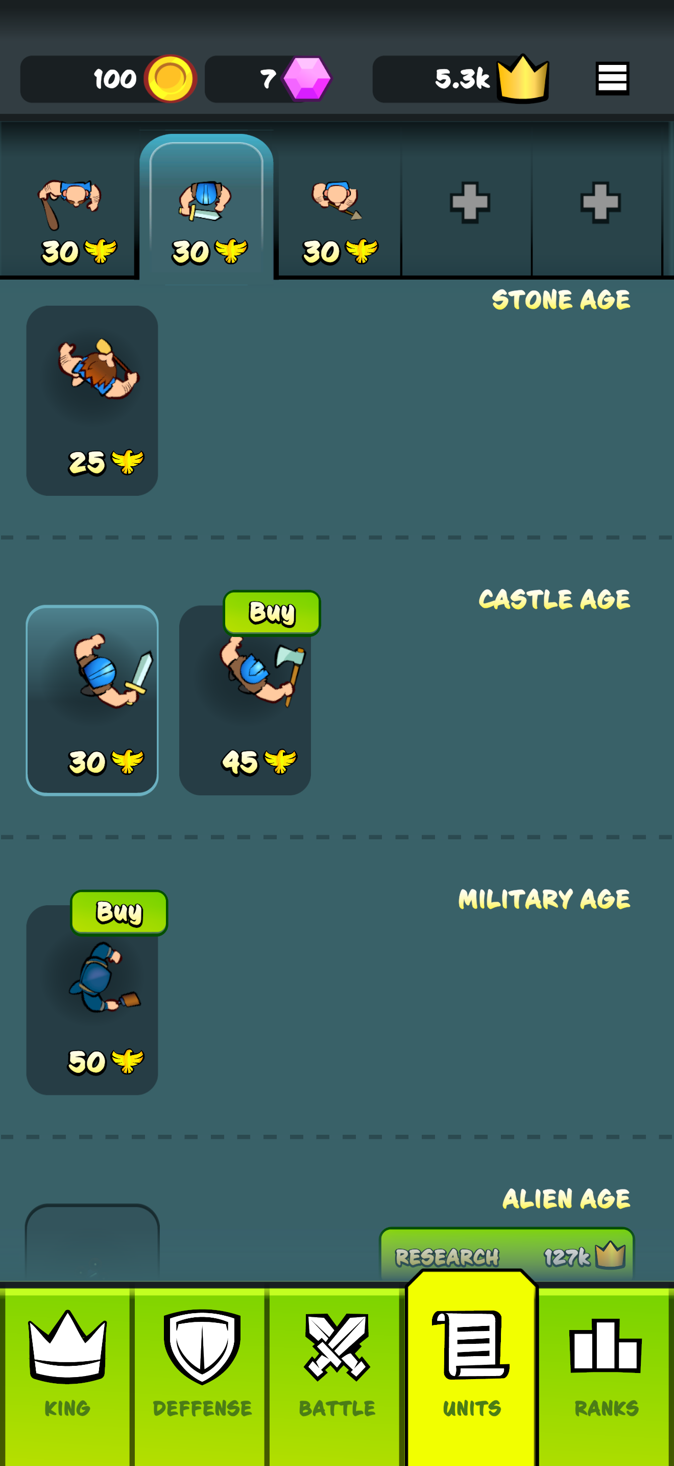 Kings' Age