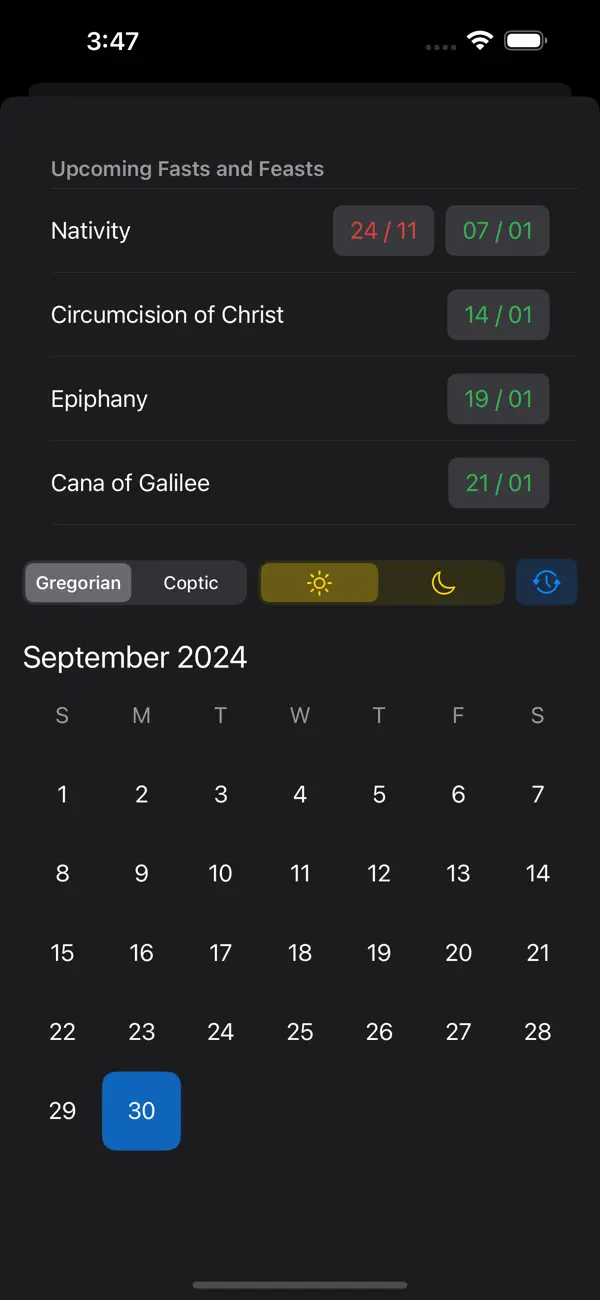 #6. Synaxis (iOS) Ved: COPTIC SYNAXIS
