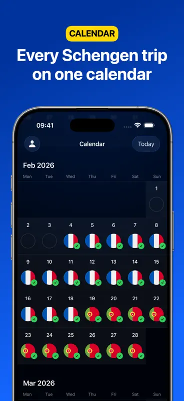 Schengen Calculator 90/180 screenshot 7 of 10