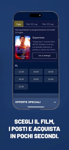 UCI Cinemas Italia App Store preview screenshot 2