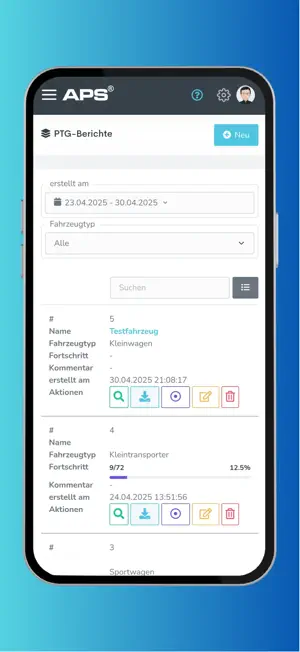 APS PTG screenshot 1