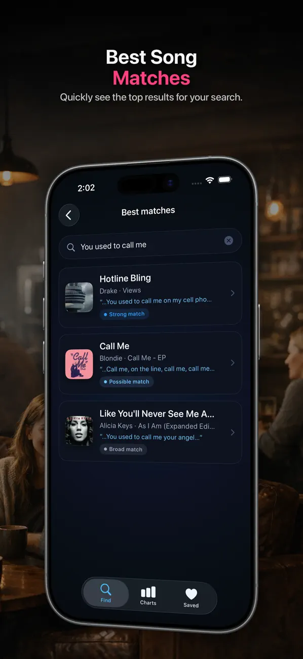 Screenshot #2 pour MyLyrics - Trouver la Chanson