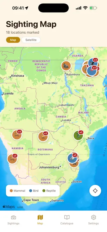Savanna: Safari Tracker screenshot 3 of 6