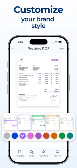 Invoice Maker: Simple Template screenshot 3