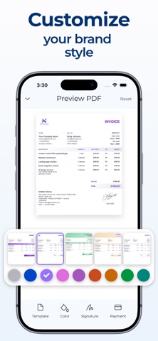 Invoice Maker: Simple Template Screenshot 3 of 5