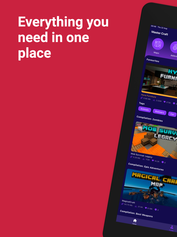 Mods, Skins for Minecraft PE iPad screenshot 5 - Entertainment app