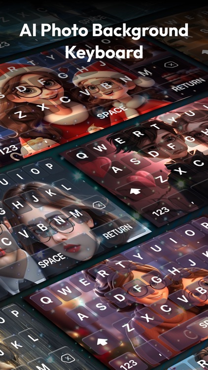 AI Photo Background Keyboard