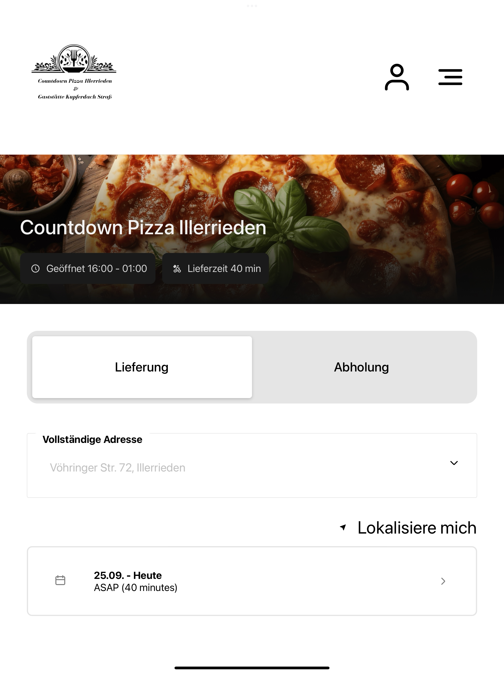 Countdown Pizza DE