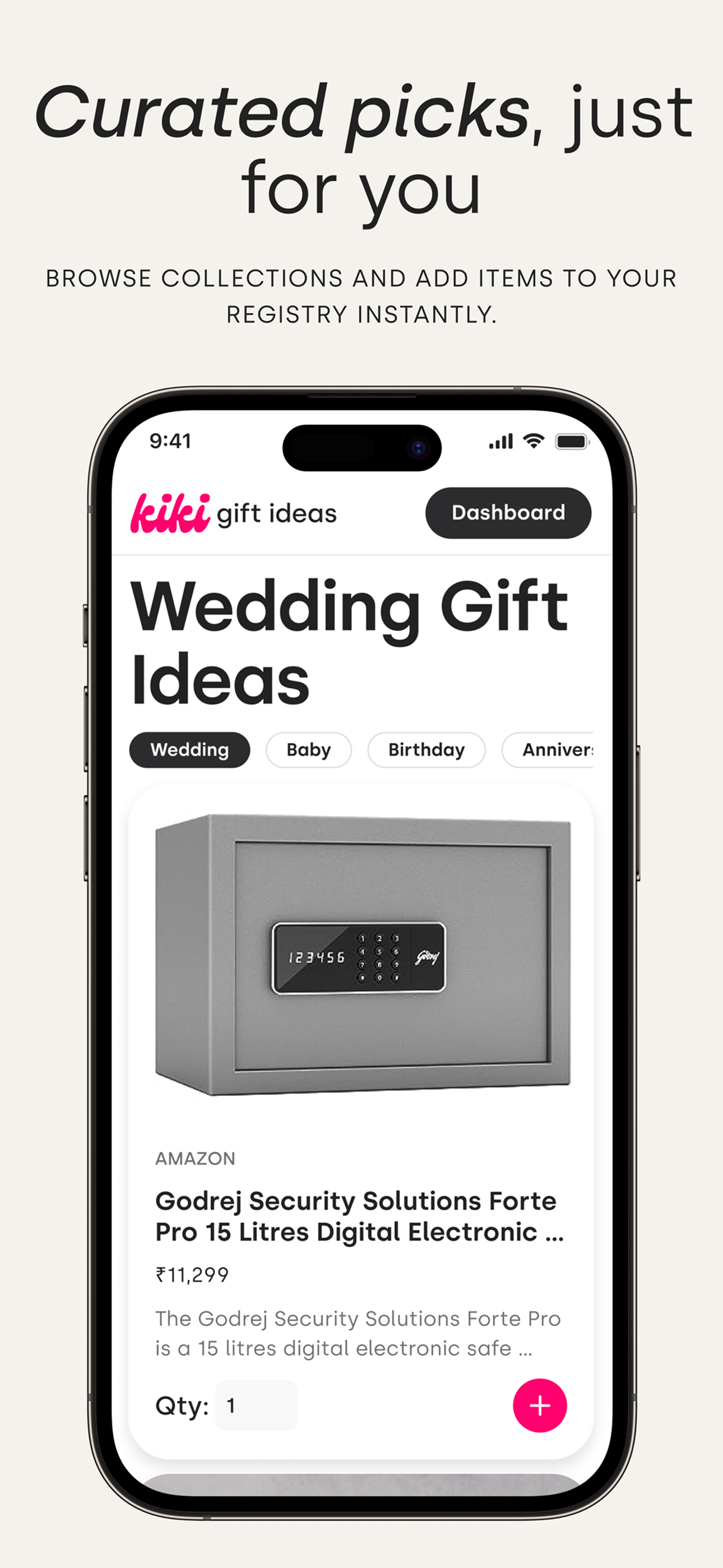 Kiki: Gift Registry & Wishlist screenshot 8