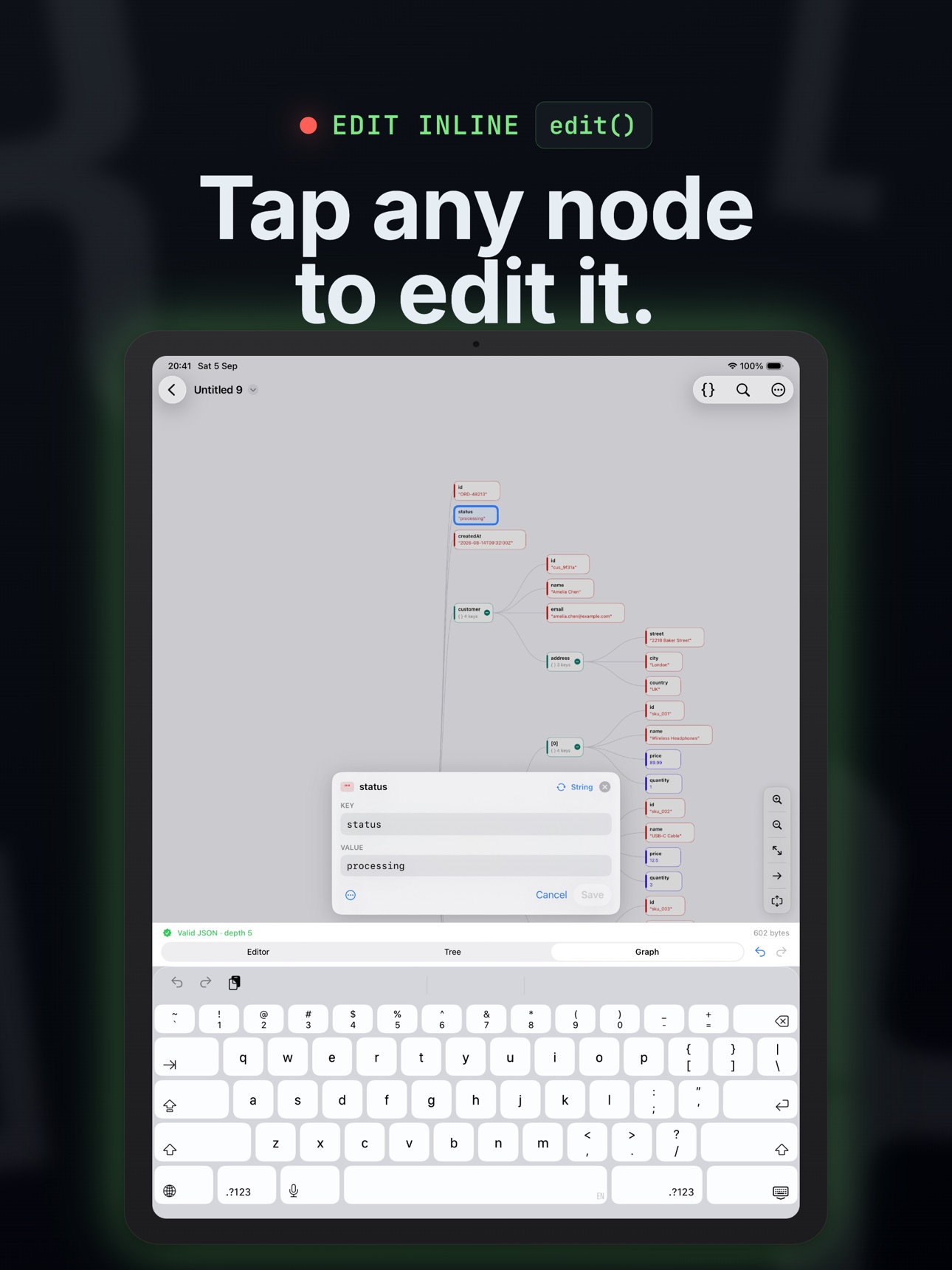 Screenshot 11 of JSON Editor: Smart Json