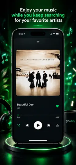 Скриншот Youtify + For Spotify Premium на iPhone 6