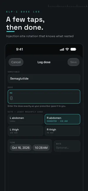 Peptally: Peptide Tracker screenshot 2