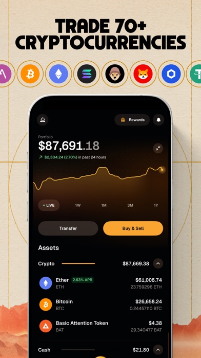 Gemini Exchange & Credit Card Screenshot