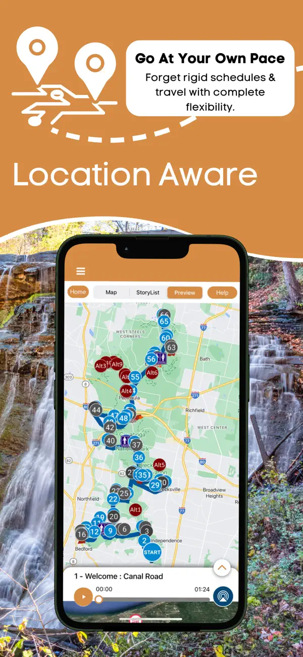 Screenshot #2 pour Cuyahoga Valley GPS Audio Tour