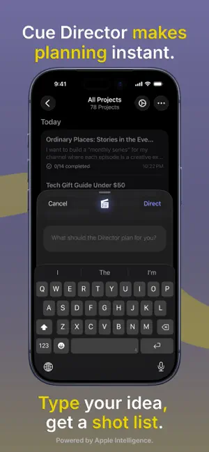 Cueboard - Creator Shot Lists screenshot 4