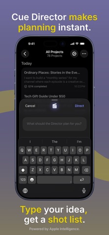 Cueboard - Creator Shot Lists Screenshot 4 of 6