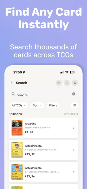 Flipzi TCG Price Tracker screenshot 2