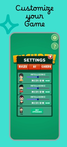 Euchre - Offline Card Game iPhone screenshot